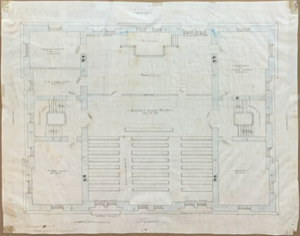 Image of Second Floor Plan, Shackelford County Courthouse