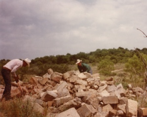 Image of Workers Sorting Original Stone