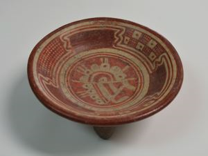 Image of Tripod Bowl with Knob Feet