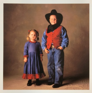 Image of Chloe and Chandler Fields, Young Settler Girl and Young Cowboy