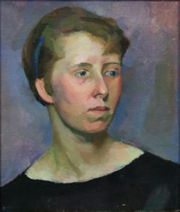 Image of Portrait of Evaline Sellors, age 16 or 17