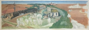 Image of The Founding and Subsequent Development of Robstown (study for mural) 