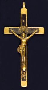 Image of Latin Cross with Crucifix Pendant  