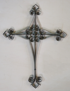 Image of Budded Latin Cross Wall Hanging  