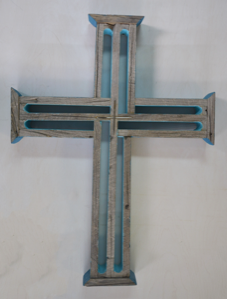 Image of Latin Cross with Crossed Needles 