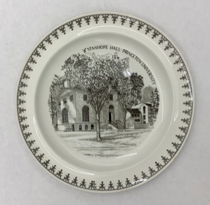 Image of Stanhope Hall, Princeton University plate