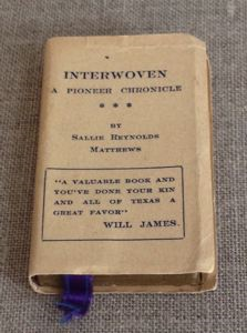 Image of Interwoven: A Pioneer Chronicle Matchbox