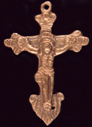 Image of Latin Cross with Crucifix Pendant  