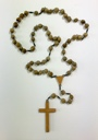 Image of Latin Cross with Seed Bead Necklace